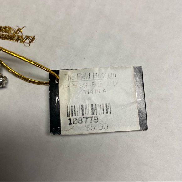 Snowflake rhinestone gem napkin ring MURVAL Field Museum gift shop NEW with tag - Picture 8 of 10